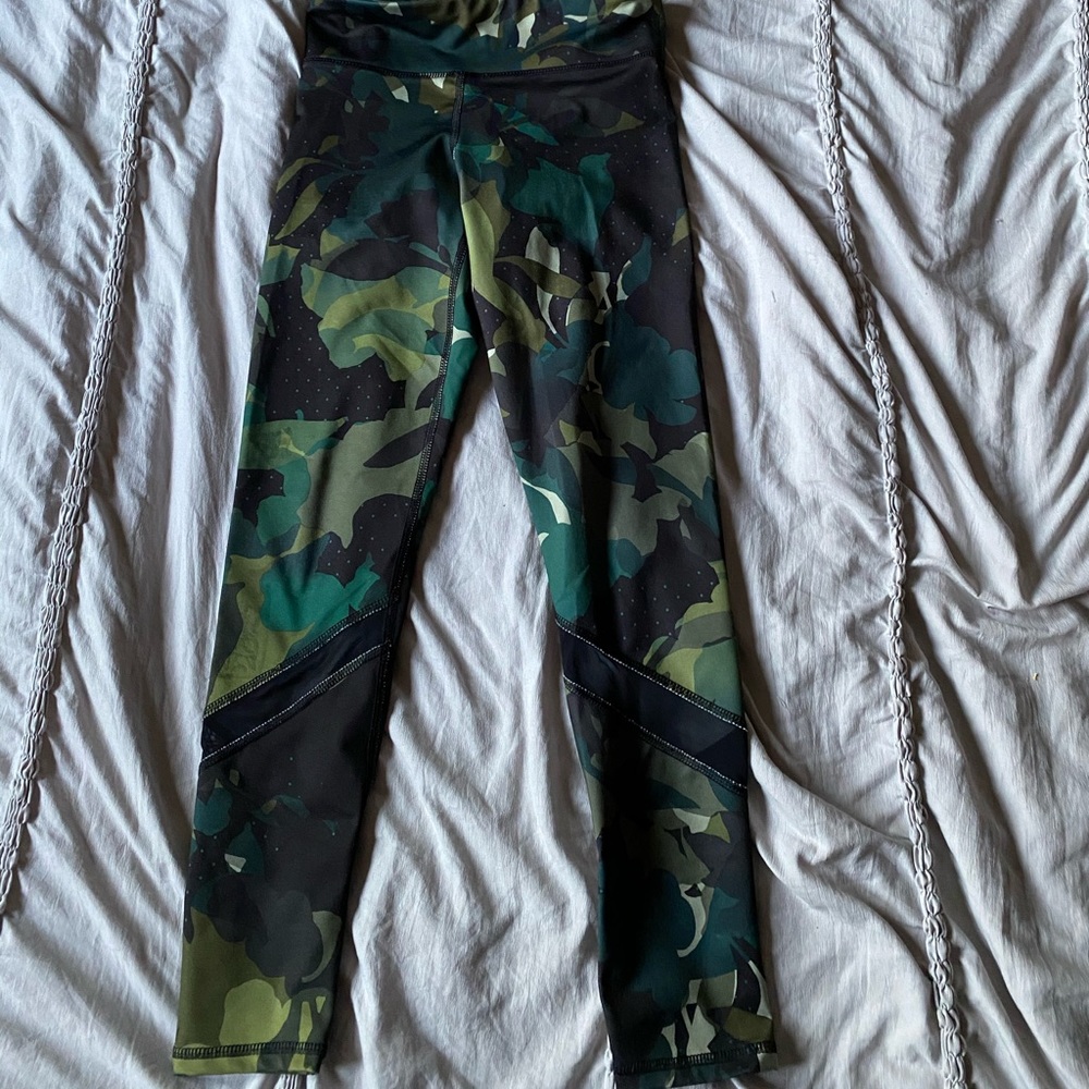 Green Camo Active Legging